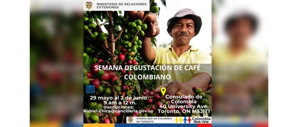 Consulado en Toronto invita a la Semana del café colombiano