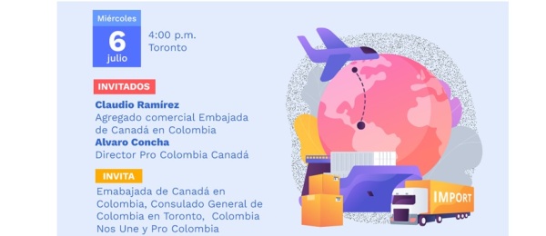 Sesión informativa: Oportunidades comerciales entre Colombia y Canadá este 6 de julio