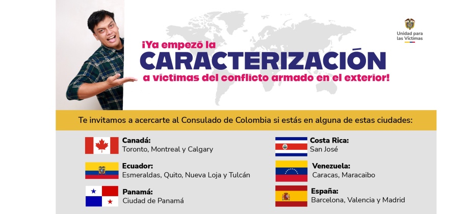 Las víctimas del conflicto en Colombia que se encuentran en el exterior pueden actualizar sus datos en los consulados del país donde residen