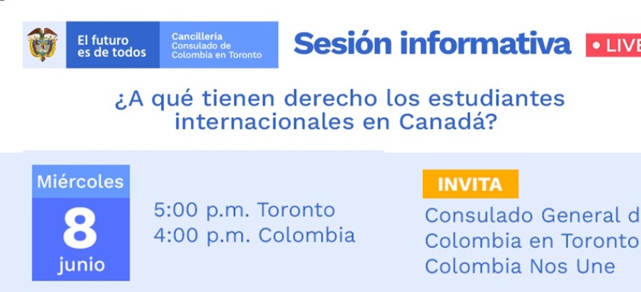 Facebook Live: ¿A qué tienen derecho los estudiantes internacionales en Canadá?   