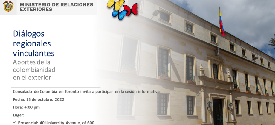 Sesión participativa: aportes de la colombianidad en el exterior al Plan Nacional de Desarrollo