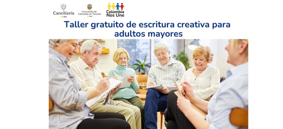 Participa del taller de escritura creativa para adultos mayores: “Mis Propias Historias, En Mi Propia Voz” a realizarse los días 18 de septiembre y 9, 16 y 30 de octubre de 2025