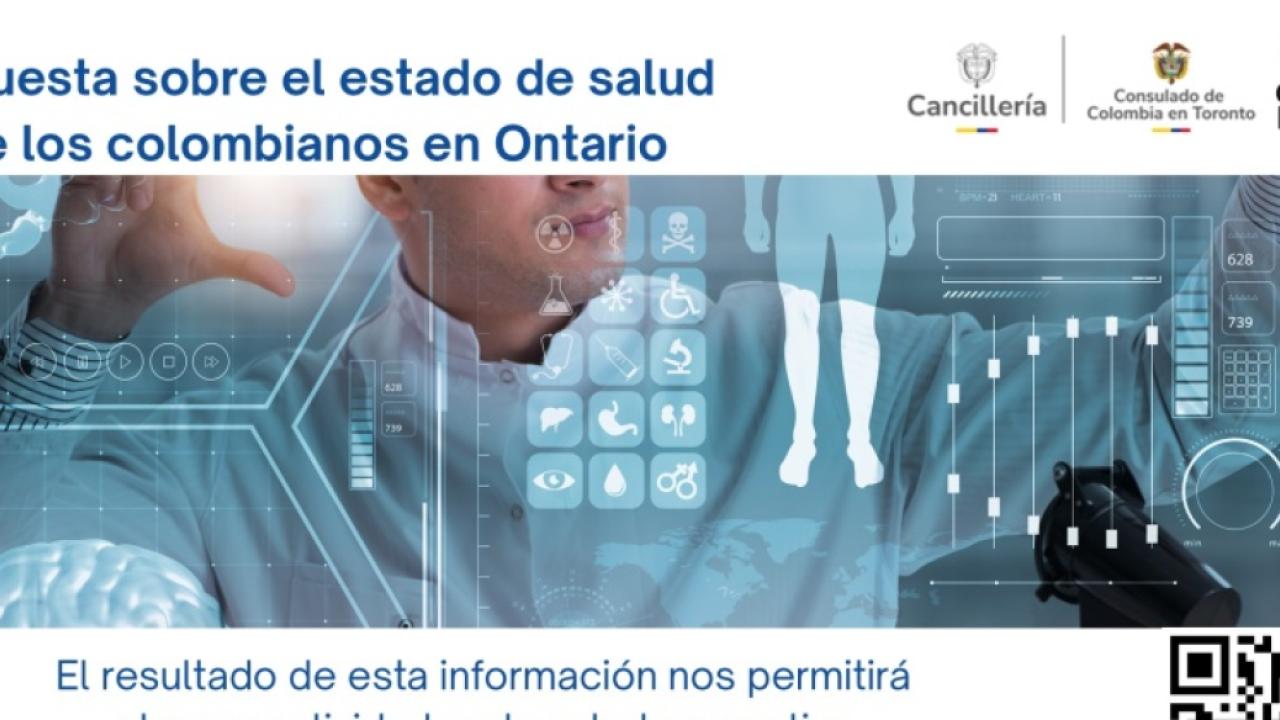 Encuesta sobre el estado de salud de los colombianos que viven en Ontario
