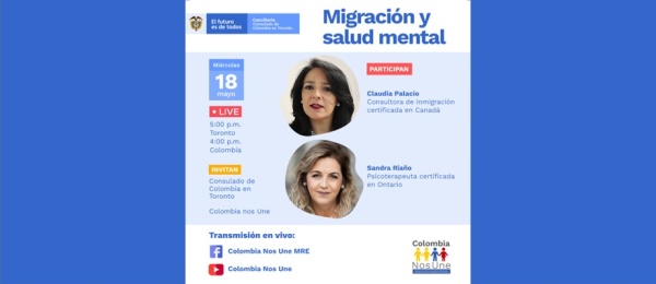 Facebook Live: Salud Mental y Migración se realizará el 18 de mayo de 2022   