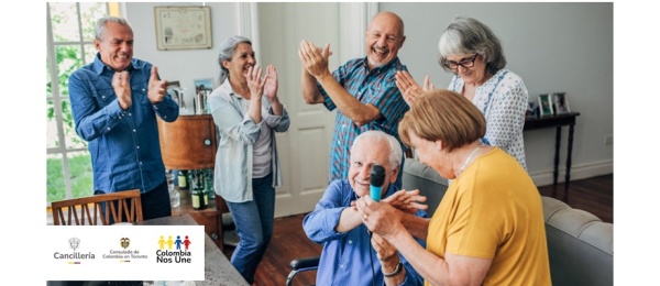 Participe de las Tardes de Karaoke para Adultos Mayores en el Consulado de Colombia en Toronto 